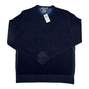 New Dylan Gray Men Blue Sweatshirt Crew Neck Long Sleeve Classic Sweater US M